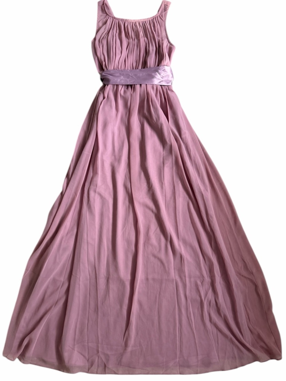 Little Mistress Bridesmaid Prom Homecoming Dress Mauve Smocked Back Size 10